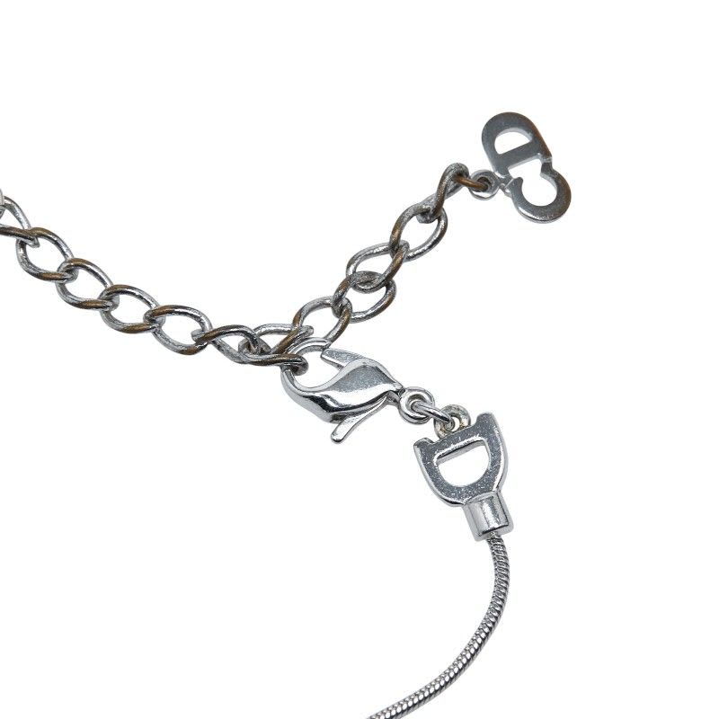 Dior Pearl Silver Fake Metal