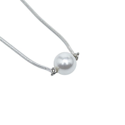 Dior Pearl Silver Fake Metal
