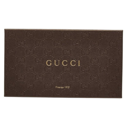 Gucci Long Wallet W Hook Brown Canvas Leather Women's