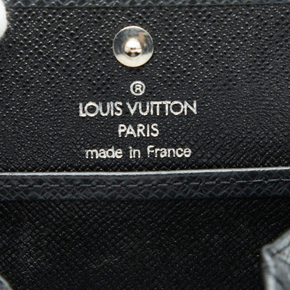 Louis Vuitton Taiga Portomone Boite Coin Case Purse Ardoise Black