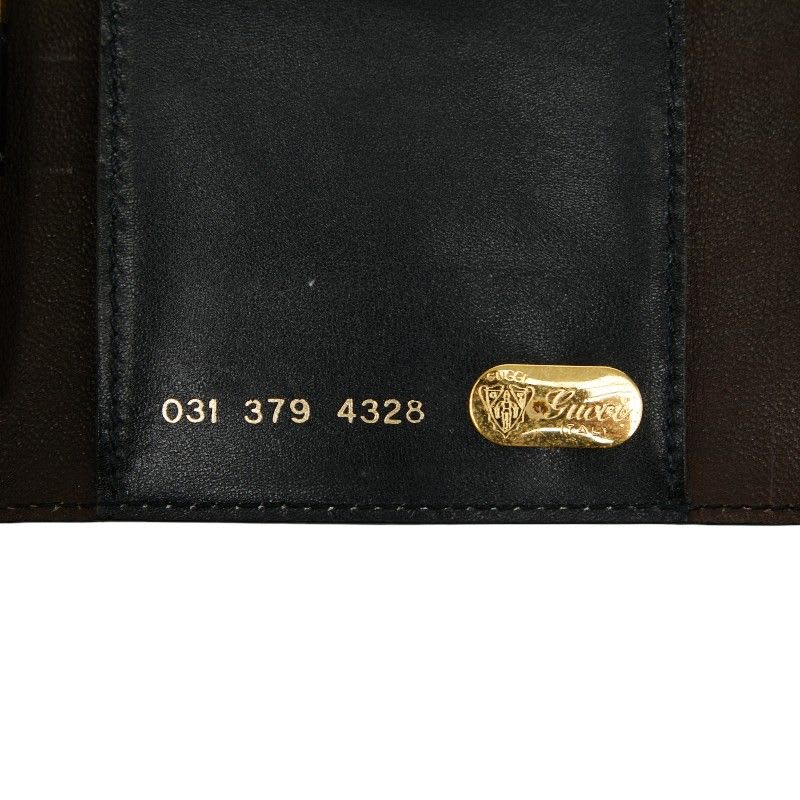 Gucci 031 379 4328 Black Leather Women's