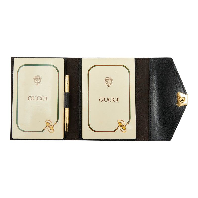Gucci 031 379 4328 Black Leather Women's