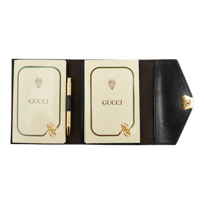 Gucci 031 379 4328 Black Leather Women's