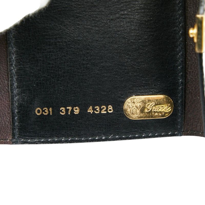 Gucci 031 379 4328 Black Leather Women's