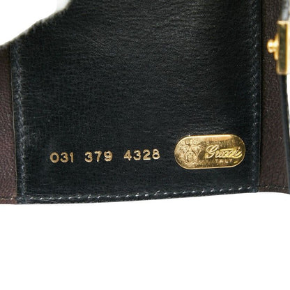 Gucci 031 379 4328 Black Leather Women's