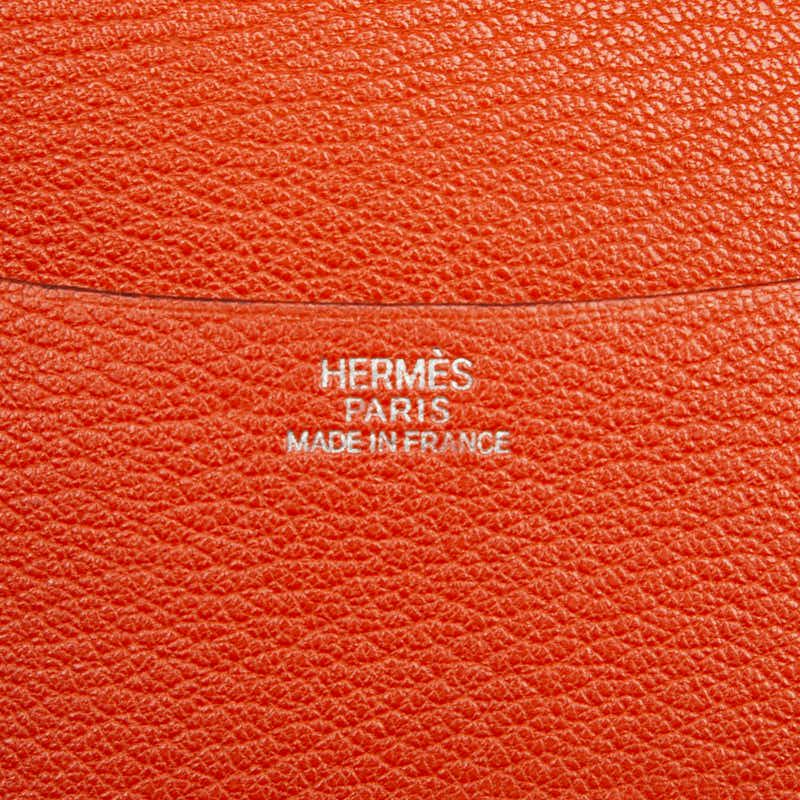 Hermes Agenda GM Red Orange Chevre Ladies Hermes