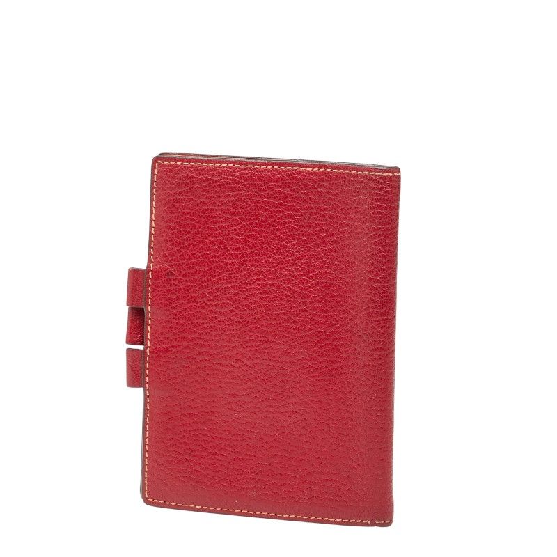 Hermes Agenda GM Red Orange Chevre Ladies Hermes