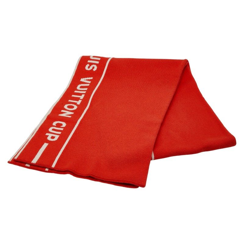 Louis Vuitton Cup Orange White Cotton Cashmere Women's Louis Vuitton