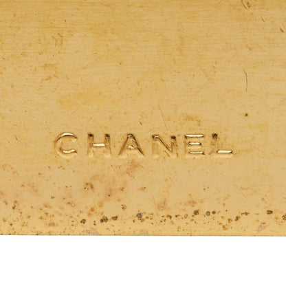 Chanel Logo Plate Gold Plated Ladies