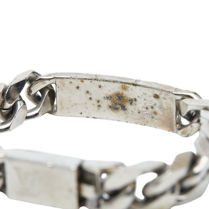 Louis Vuitton Bracelet Signature Chain Silver Metal