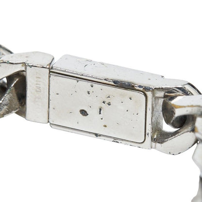 Louis Vuitton Bracelet Signature Chain Silver Metal