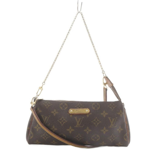 Louis Vuitton Monogram Eva Handbag One Handle Shoulder Bag 2way Crossbody Chain