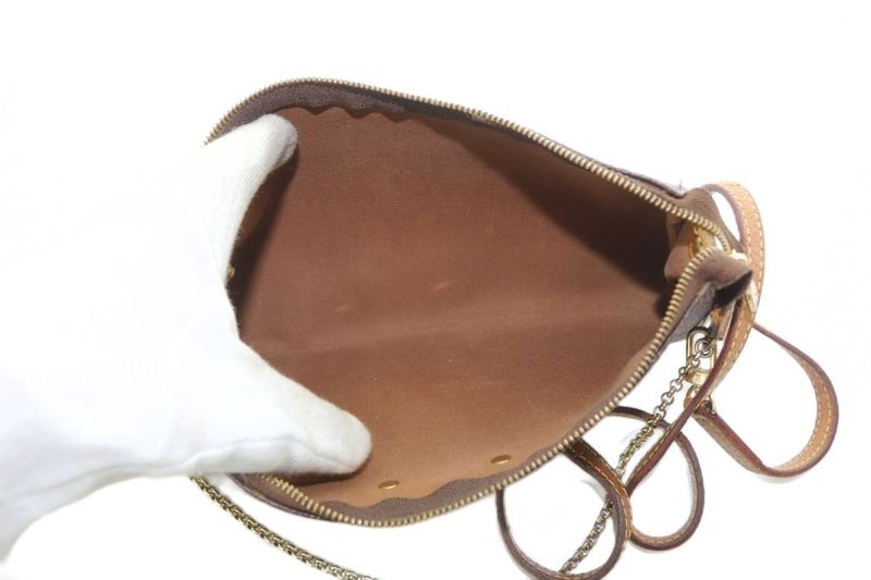 Louis Vuitton Monogram Eva Handbag One Handle Shoulder Bag 2way Crossbody Chain