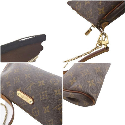 Louis Vuitton Monogram Eva Handbag One Handle Shoulder Bag 2way Crossbody Chain