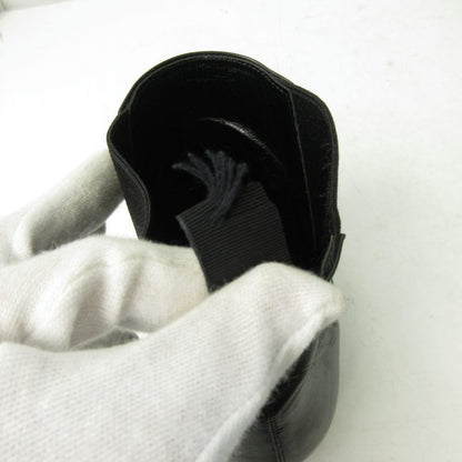 Saint Laurent Paris Side Gore Boots Leather Black 42 Approx 26.5-27.0cm