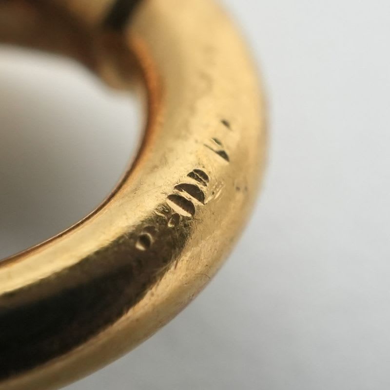 Hermes Audienne Bracelet Bangle Cuff 750 YG