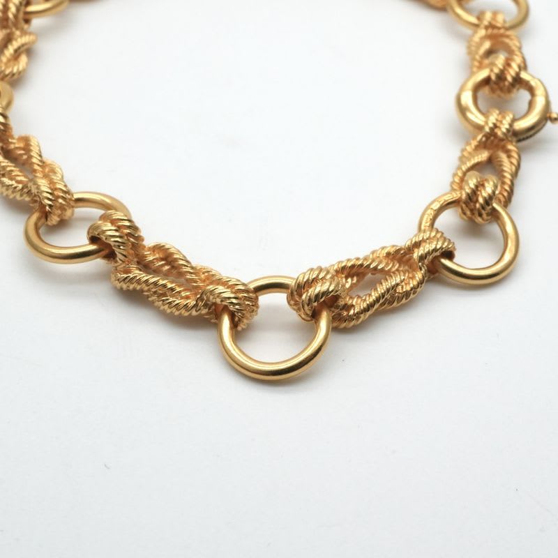 Hermes Audienne Bracelet Bangle Cuff 750 YG