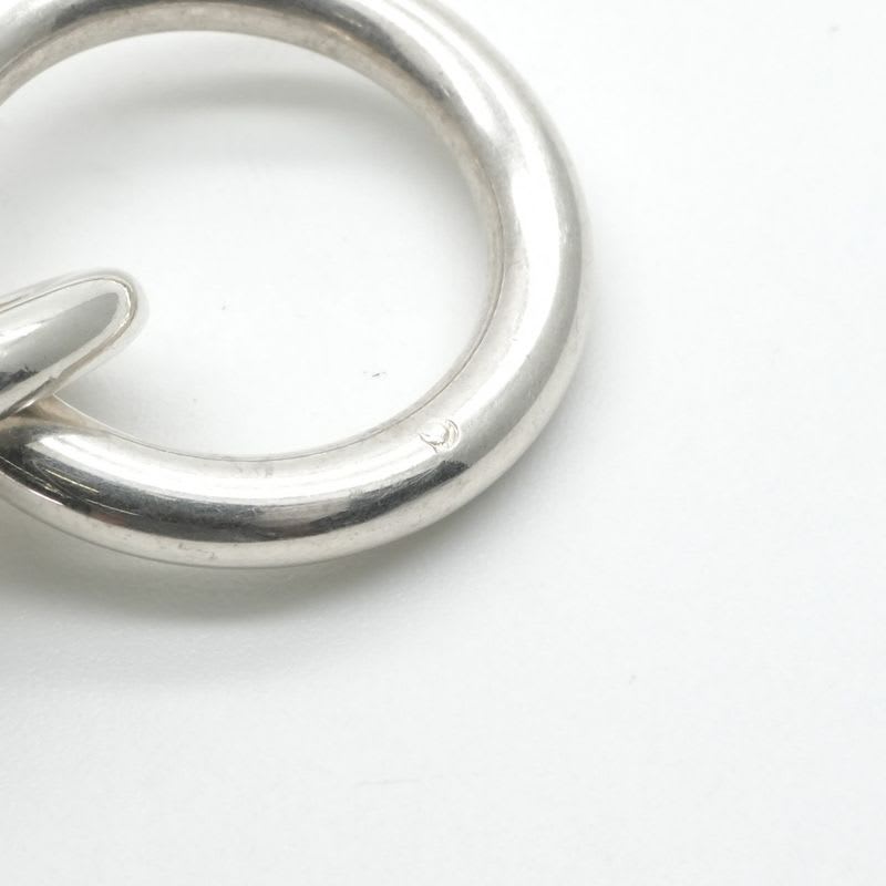 Hermes Chaine D'ancre Bracelet Bangle Cuff 925 Silver
