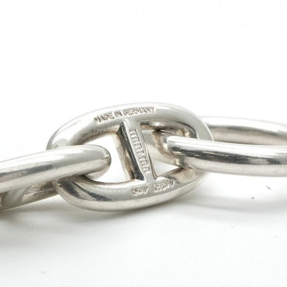 Hermes Chaine D'ancre Bracelet Bangle Cuff 925 Silver
