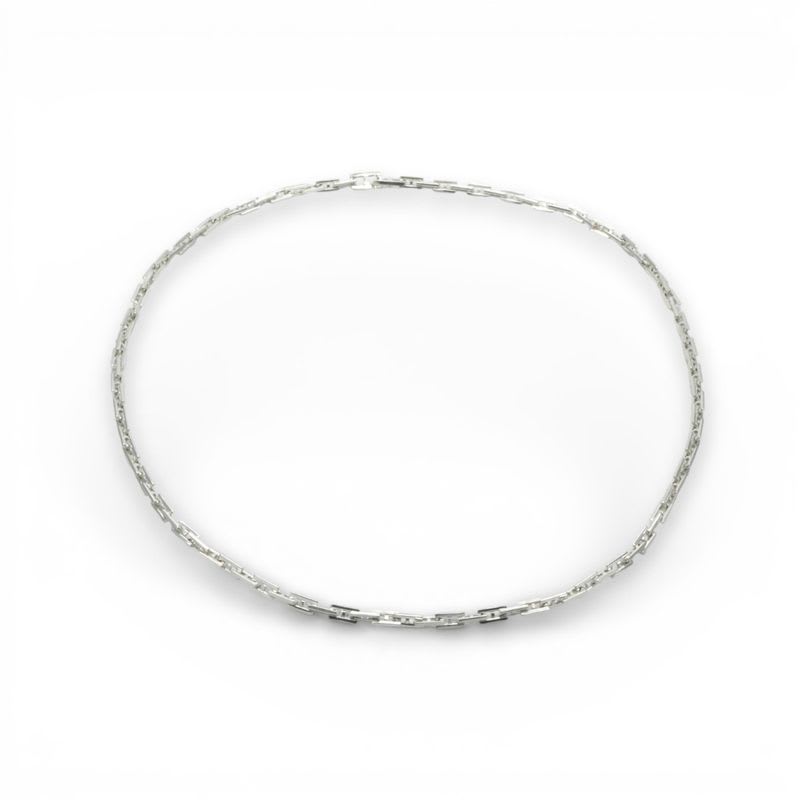 Hermes Necklace Pendant Choker 925 Silver