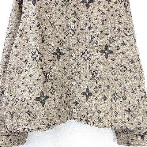 Louis Vuitton Monogram Shirt Overshirt Rm251 mj FRW Hsb39 W 25 SS All-over Pattern