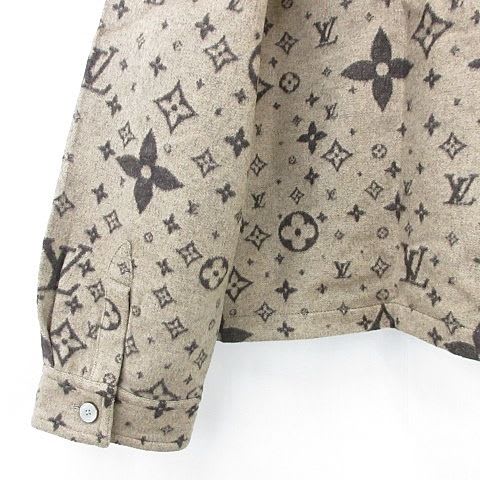 Louis Vuitton Monogram Shirt Overshirt Rm251 mj FRW Hsb39 W 25 SS All-over Pattern