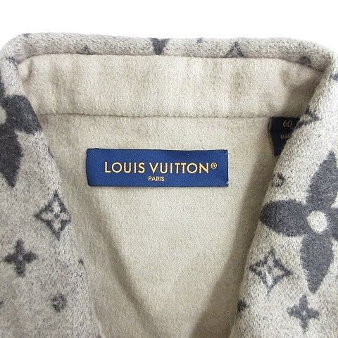 Louis Vuitton Monogram Shirt Overshirt Rm251 mj FRW Hsb39 W 25 SS All-over Pattern
