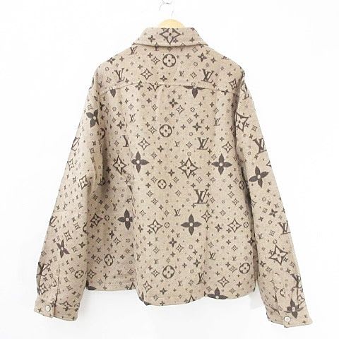 Louis Vuitton Monogram Shirt Overshirt Rm251 mj FRW Hsb39 W 25 SS All-over Pattern