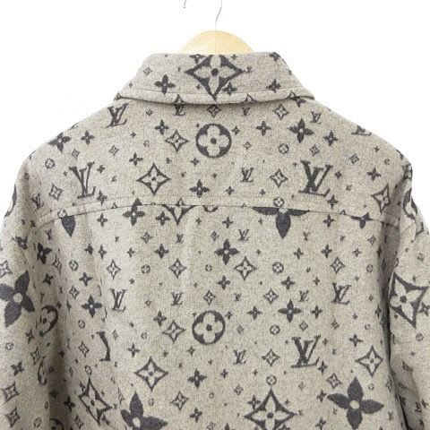 Louis Vuitton Monogram Shirt Overshirt Rm251 mj FRW Hsb39 W 25 SS All-over Pattern