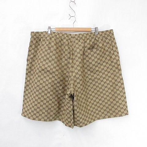 Gucci GG Supreme Pants Shorts Pattern Linen Blend 28bix