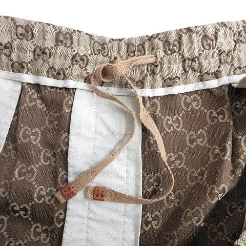 Gucci GG Supreme Pants Shorts Pattern Linen Blend 28bix