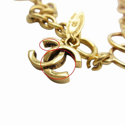 Chanel Vintage Coco Mark Choker Necklace Flower Motif Multiple Rings