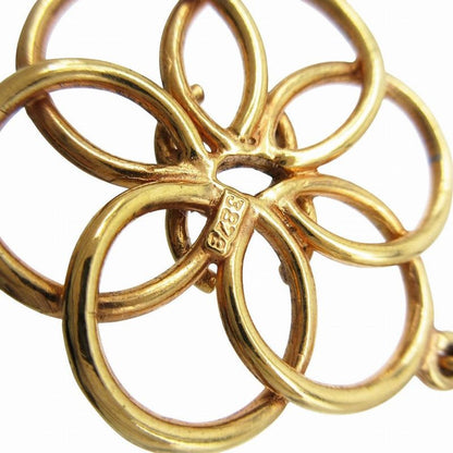 Chanel Vintage Coco Mark Choker Necklace Flower Motif Multiple Rings
