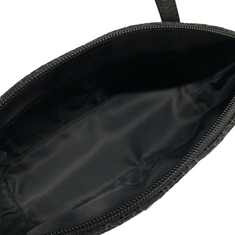 Dior Christian Dior Handbag Trotter Black X Dark Gray Studded Mini Bag Leather