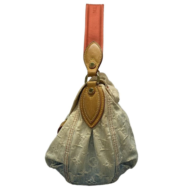 Louis Vuitton Handbag Monogram Denim Sunray M40416 Blue