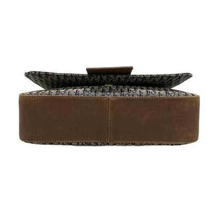 Dior Christian Dior Shoulder Bag Street Chic Trotter Navy X Ivory X Brown