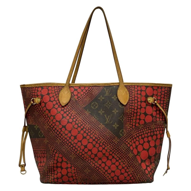 Louis Vuitton Tote Bag Louis Vuitton X Yayoi Kusama Neverfull MM M40686 Rouge