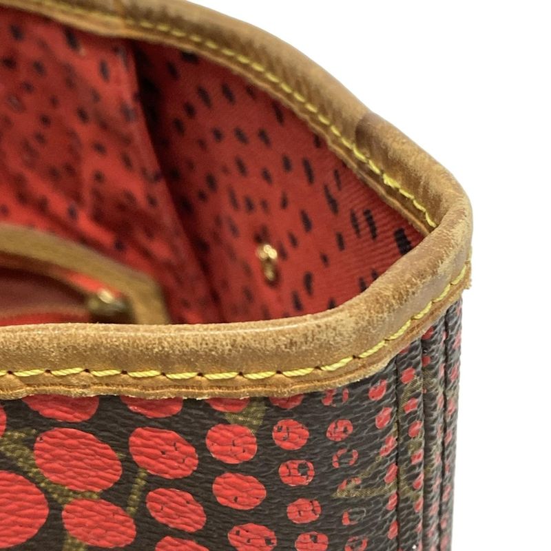 Louis Vuitton Tote Bag Louis Vuitton X Yayoi Kusama Neverfull MM M40686 Rouge