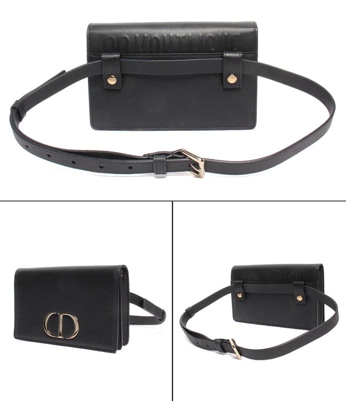 Christian Dior 2way Waist Bag Chain Shoulder Bag Shoulder Bag 30 Montaigne