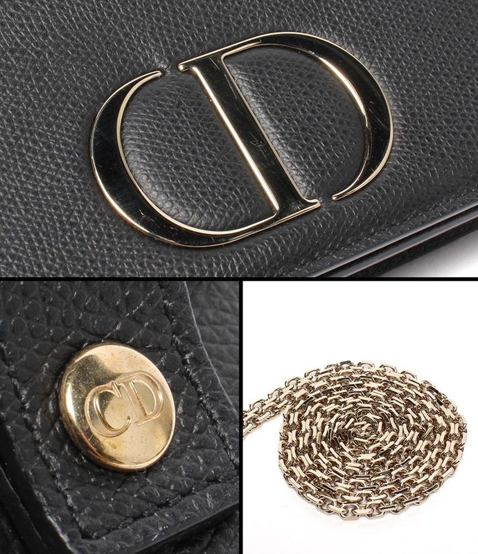 Christian Dior 2way Waist Bag Chain Shoulder Bag Shoulder Bag 30 Montaigne