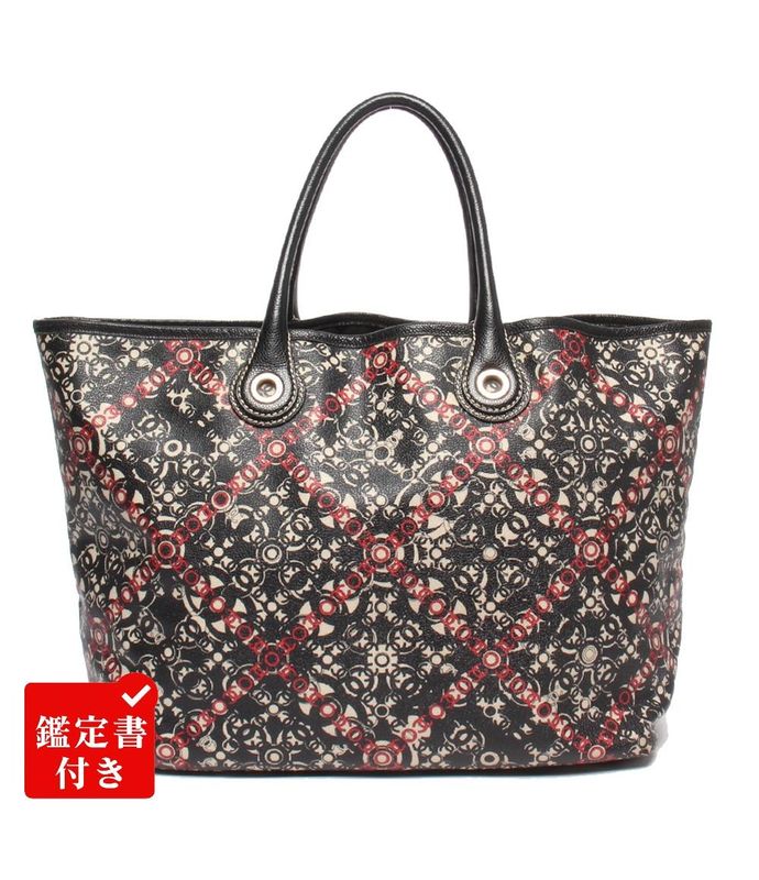 Chanel Tote Bag Silver Hardware Coco Travel Women's Chanel