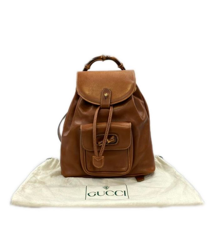Gucci Backpack Bamboo 003 2058 0030 Ladies Gucci