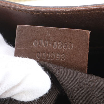 Gucci Sherry Line With Control Card 000 0860 Leather Handbag Tote Genuine