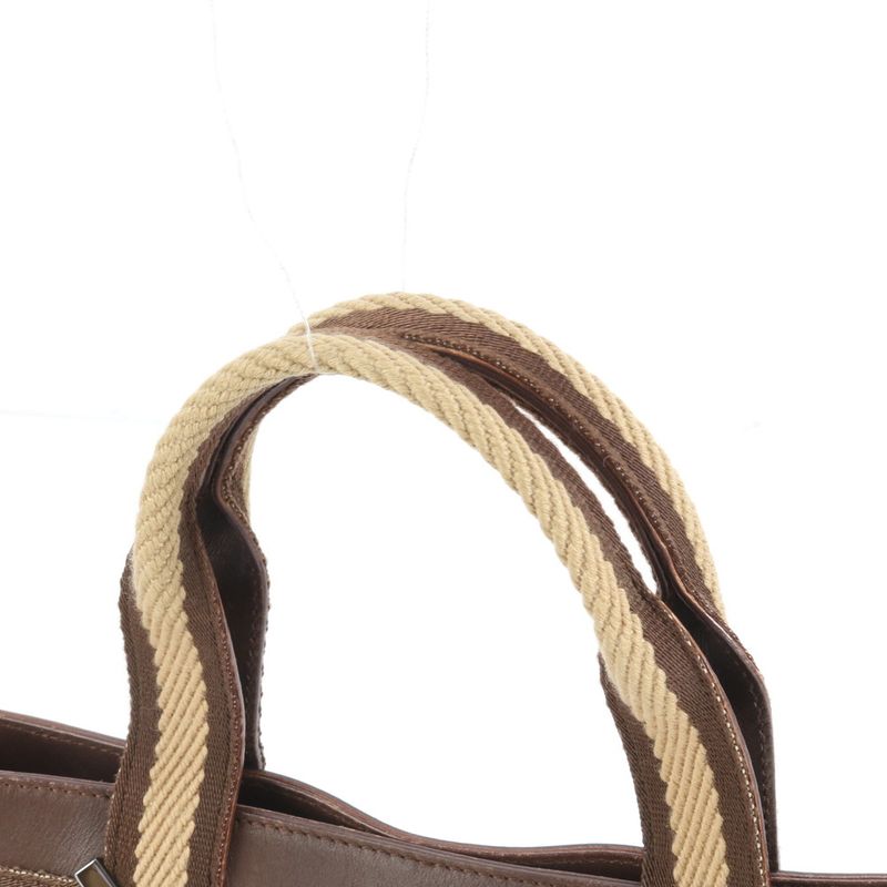 Gucci Sherry Line With Control Card 000 0860 Leather Handbag Tote Genuine