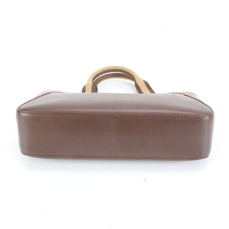 Gucci Sherry Line With Control Card 000 0860 Leather Handbag Tote Genuine