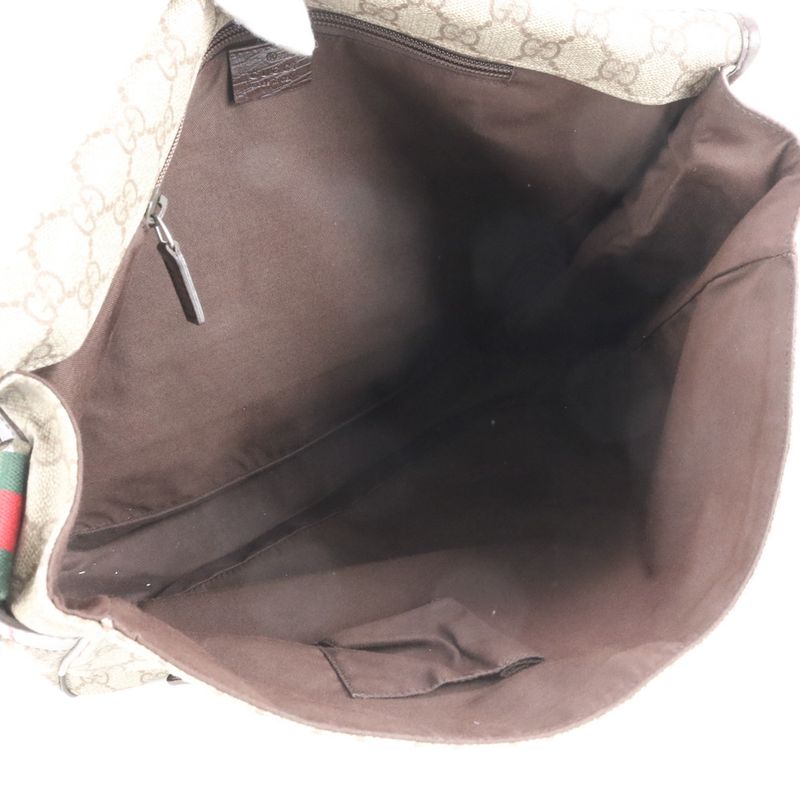 Gucci GG Supreme Sherry Line 189748 Leather Shoulder Bag Crossbody Messenger