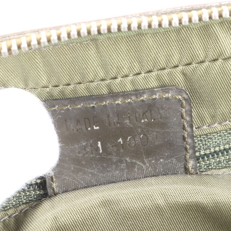 Christian Dior Authenticity Card Trotter Leather Handbag Women's Rum Df21-1