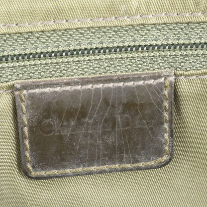 Christian Dior Authenticity Card Trotter Leather Handbag Women's Rum Df21-1