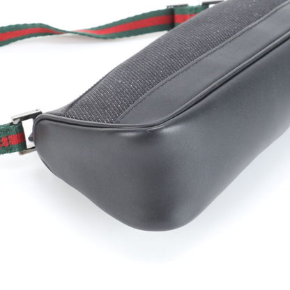 Gucci Sherry Line 92820 Leather Canvas One Shoulder Bag Shoulder Genuine