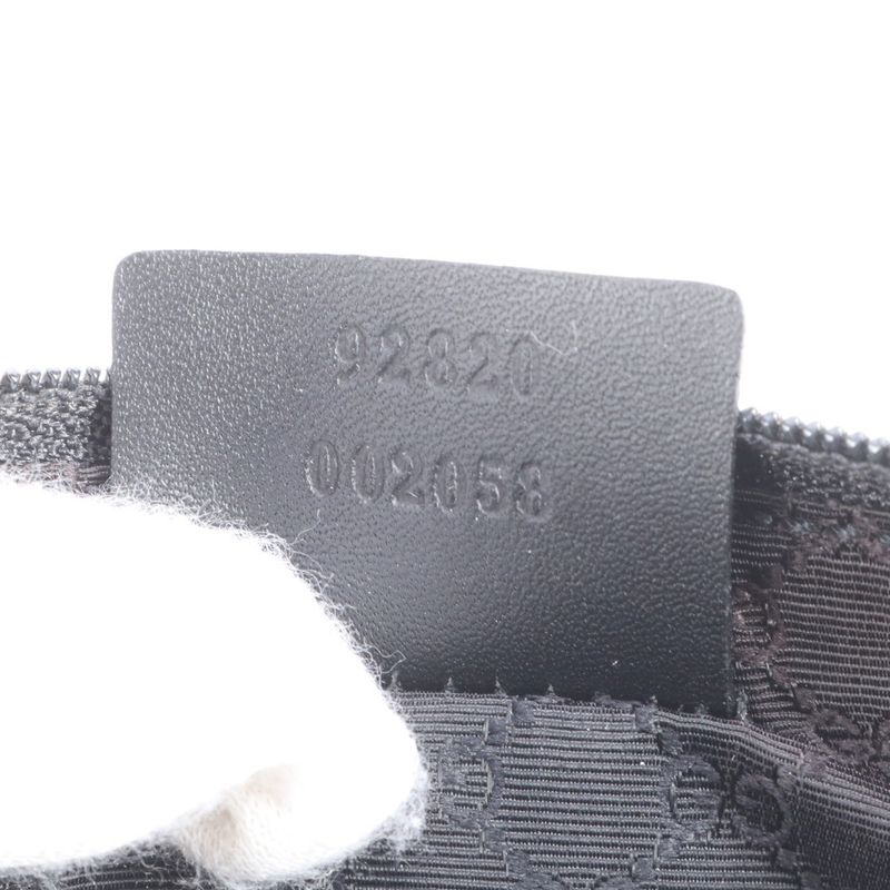 Gucci Sherry Line 92820 Leather Canvas One Shoulder Bag Shoulder Genuine